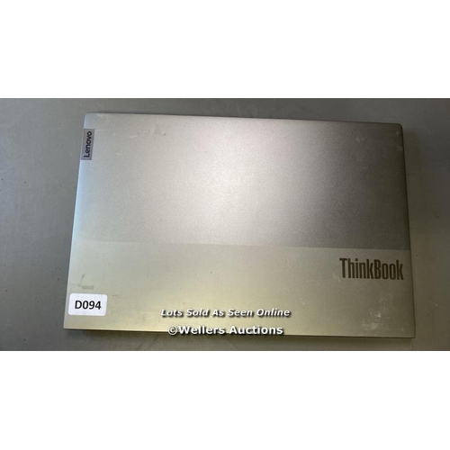 9527 - LENOVO THINKBOOK 15 G4 IAP / 16GB RAM / 500GB HD / INTEL CORE I5-1235U @ 1.30GHZ / SN: MP2D2RGS - PR... 