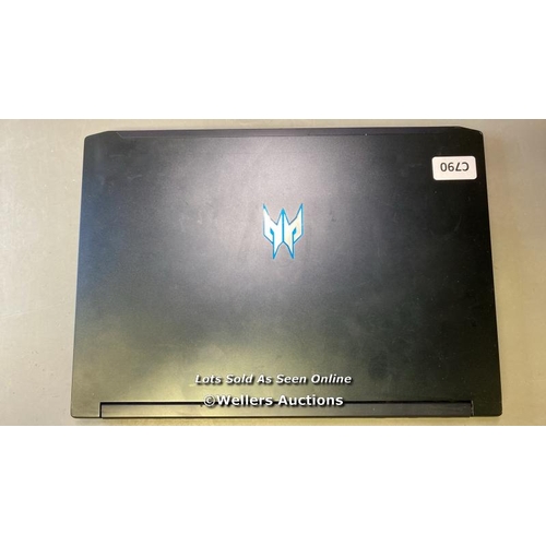 9540 - PREDATOR TRITON300 MODEL N20C3 / 16GB RAM / 1TB HD / INTEL CORE I7-10750M @ 2.60GHZ / SN: NHQ7AEK001... 