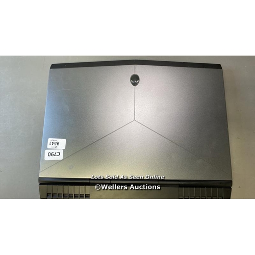 9541 - ALIENWARE MODEL P69F / 16GB RAM / 512GB HD / INTEL CORE I7-7700HQ @ 2.80GHZ / ST: 9DSJ4H2 / WINDOWS ... 