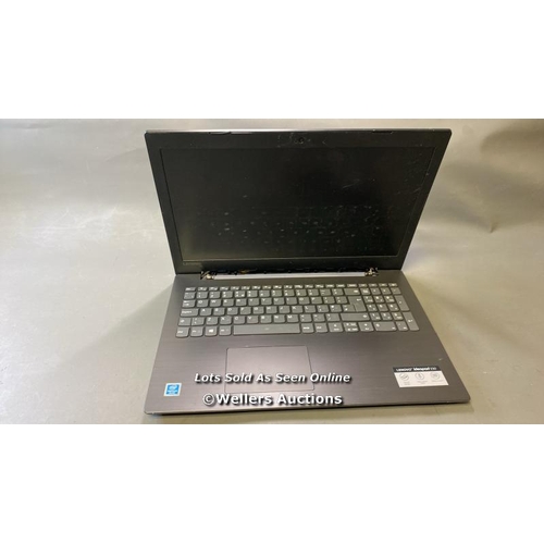 9555 - LENOVO IDEAPAD 330-15IGM / HD REMOVED / INTEL PENTIUM PROCESSOR / SN: PF1HVUDF / SCREEN DAMAGED