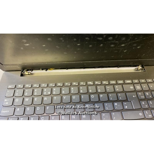 9555 - LENOVO IDEAPAD 330-15IGM / HD REMOVED / INTEL PENTIUM PROCESSOR / SN: PF1HVUDF / SCREEN DAMAGED