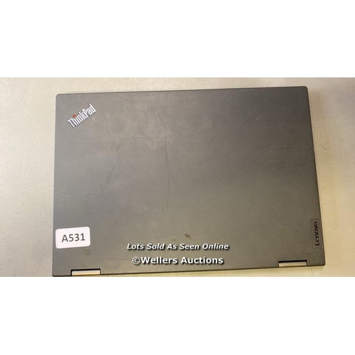 9564 - LENOVO THINKPAD X13 YOGA GEN 2 / HD REMOVED / INTEL CORE I7 PROCESSOR / BIOS LOCKED