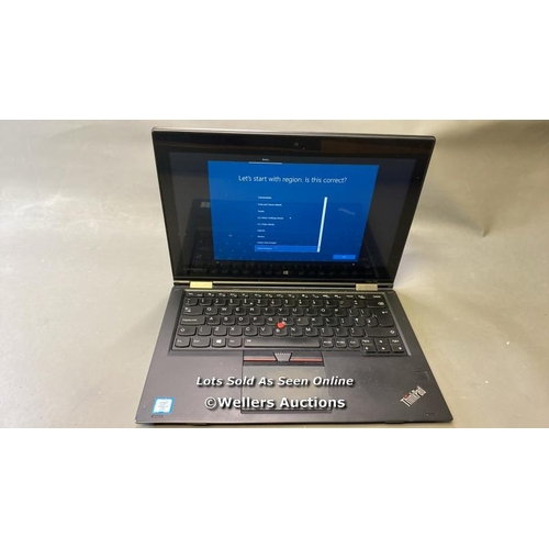 9574 - LENOVO THINKPAD YOGA 260 / 8GB RAM / 250GB HD / INTEL CORE I5-6300U @ 2.40GHZ / SN: MP1CB8R41 / WIND... 