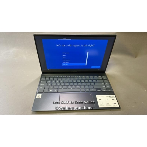 9575 - ASUS ZENBOOK MODEL UX425J / 8GB RAM / 500GB HD / INTEL CORE I5-1035G1 @ 1.0GHZ / SN: 12ML6N0LP02S555... 