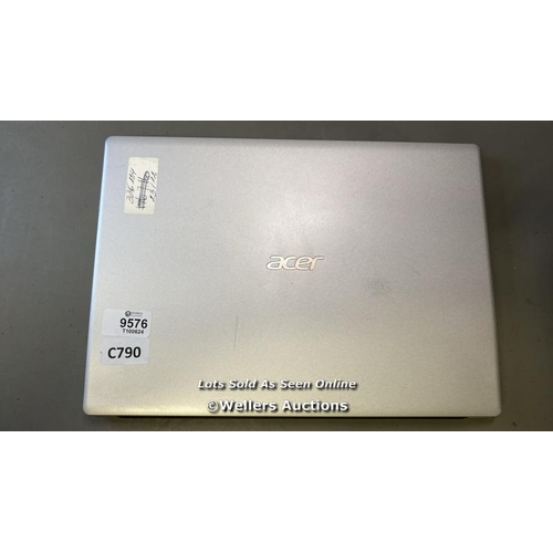 9576 - ACER ASPIRE 1 A114 SERIES / 4GB RAM / 64GB HD / INTEL CELERON N4500 @ 1.10GHZ / SN: NXA9JEK00A248059... 