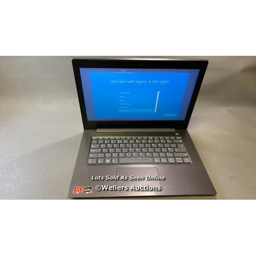 9586 - LENOVO V330-14ARR / 12GB RAM / 500GB HD / RYZEN 5- 2500U @ 2.0GHZ / SN: MP1G75VQ / WINDOWS 10 OPERAT... 