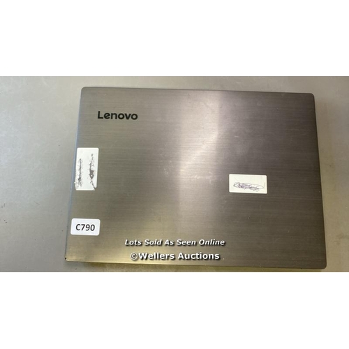 9586 - LENOVO V330-14ARR / 12GB RAM / 500GB HD / RYZEN 5- 2500U @ 2.0GHZ / SN: MP1G75VQ / WINDOWS 10 OPERAT... 