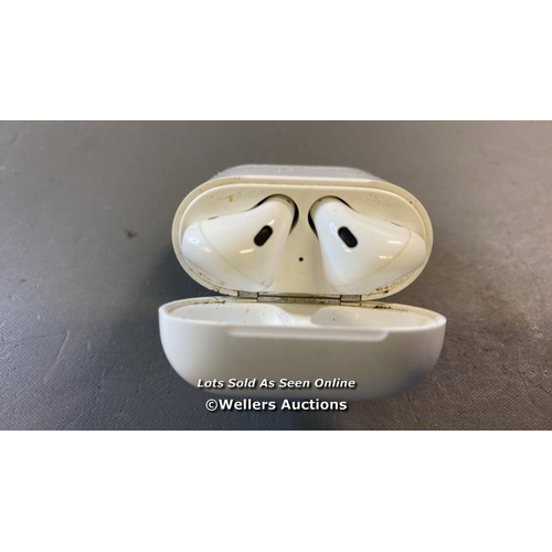 9606 - APPLE AIRPODS / 1ST GEN / A1602 (2016) / SN: GFJXDT38H8TT / BLUETOOTH CONNECTION TESTED