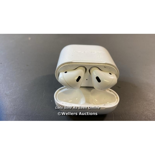 9612 - APPLE AIRPODS / 1ST GEN / A1602 (2016) / SN: H25D6Q06LX2Y / BLUETOOTH CONNECTION TESTED