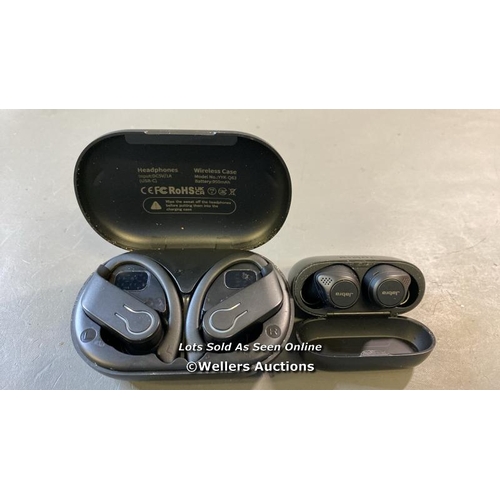 9653 - X2 EARBUDS INCL. JABRA ELITE / BLUETOOTH CONNECTION NOT TESTED