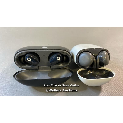 9665 - X1 APPLE BEATS STUDIO BUDS MODEL A2514 AND X1 GOOGLE G7T9J EARBUDS