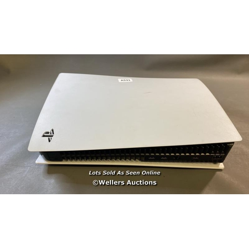 9670 - X1 SONY PLAYSTATION 5 MODEL CFI-1000A, SN: G116014F219568280 / RESTORED TO FACTORY DEFAULTS