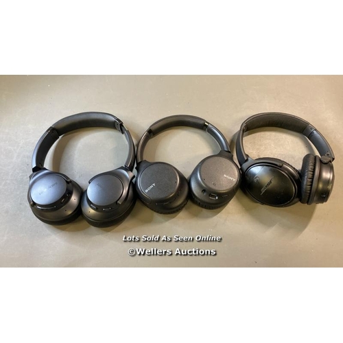 9703 - X3 HEADPHONES INCL. BOSE 425948, SONY WH-CH710N AND SOUNDCORE LIFE Q20