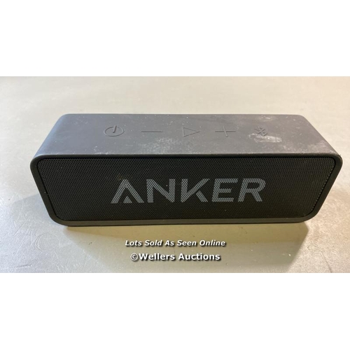 9712 - X1 ANKER SOUNDCORE PORTABLE SPEAKER MODEL A3102