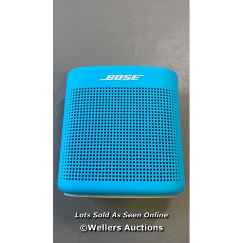 9718 - X1 BOSE SOUNDLINK COLOR II PORTABLE SPEAKER