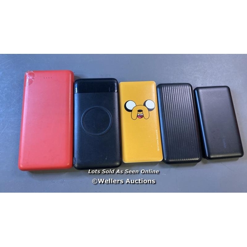 9727 - X5 POWER BANKS INCL. BELKIN