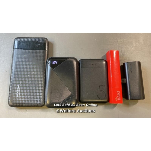 9732 - X5 POWER BANKS INCL. VEGER AND EAFU