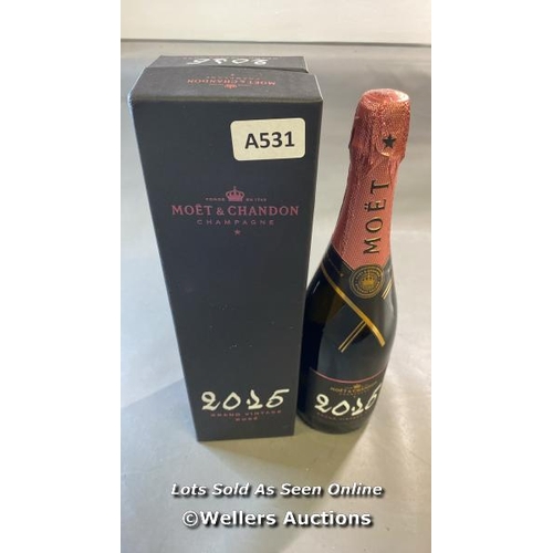 9747 - X1 NEW MOET & CHANDON 2015 GRAND VINTAGE ROSE CHAMPAGNE 12.5% VOL. 750ML