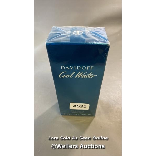 9765 - X1 NEW DAVIDOFF COOL WATER EAU DE TOILETTE 200ML