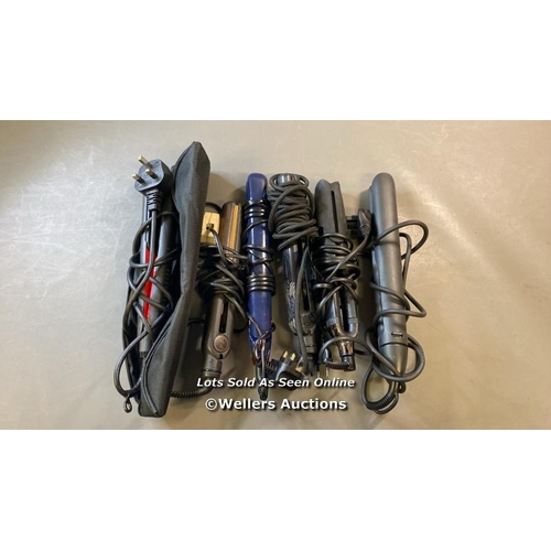 9774 - X6 HAIR STRAIGHTENERS INCL. GHD, REVLON AND PHILIPS