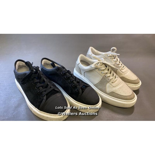 9781 - X2 PAIR OF ARNE TRAINERS SIZES 7/UK AND 8/UK