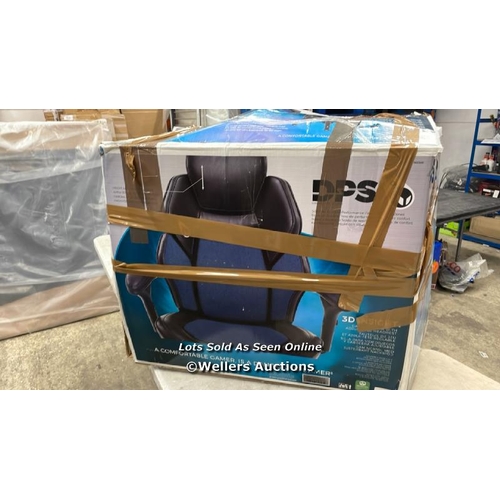 133 - TRUE INNOVATIONS 3D INSIGHT GAMING CHAIR / SIGNS OF USE / DAMAGED / P12