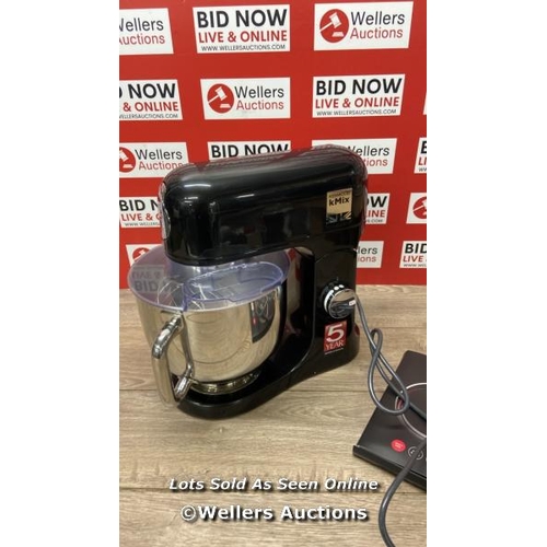 167 - KENWOOD KMIX 5L 1000W STAND MIXER - KMX750AB WITH 6 SPEED & FOLD OPTIONS / POWERS UP / MINIMAL SIGNS... 