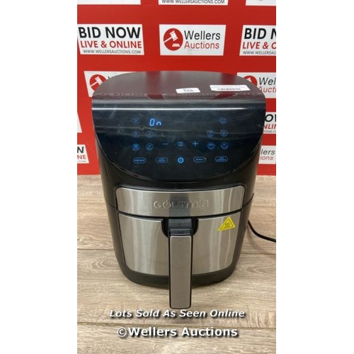 168 - GOURMIA 6.7L DIGITIAL AIR FRYER / POWERS UP / SIGNS OF USE / E6