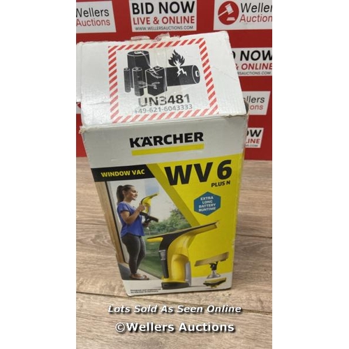 192 - KARCHER WV6 WINDOW VAC / MINIMAL SIGNS OF USE / E7