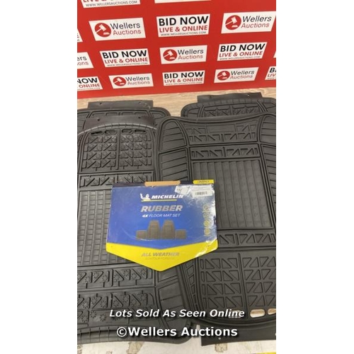 201 - MICHELIN MD980-16 RUBBER CAR MATS / MINIMAL SIGNS OF USE / E12