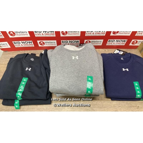 220 - 10X GENTS NEW UNDER ARMOUR SWEATSHIRTS / XL / E14