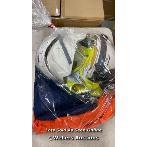 629 - BAG OF HELMETS