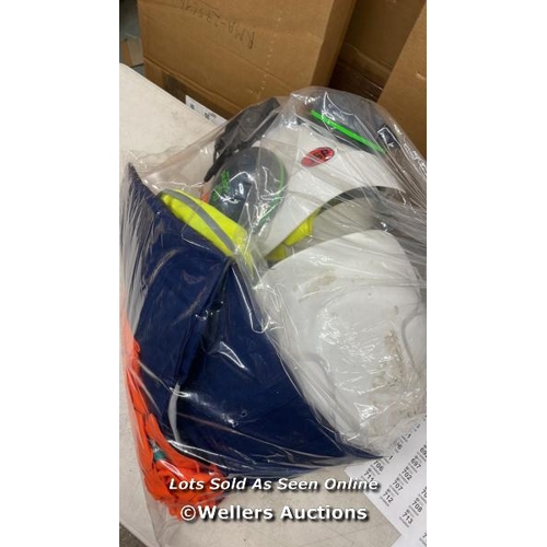 629 - BAG OF HELMETS