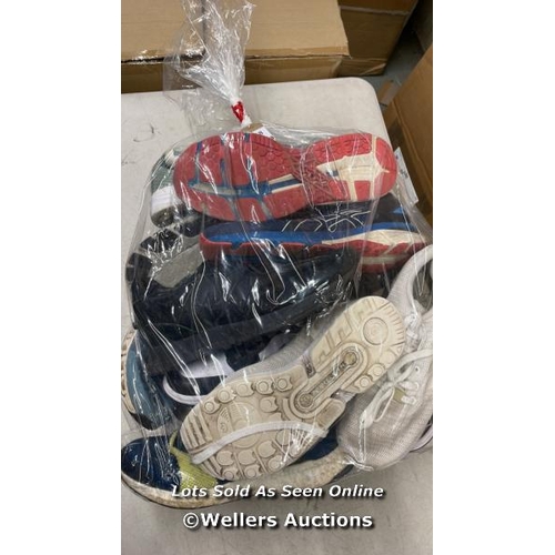 658 - BAG OF TRAINERS INCL. ASICS AND ADIDAS