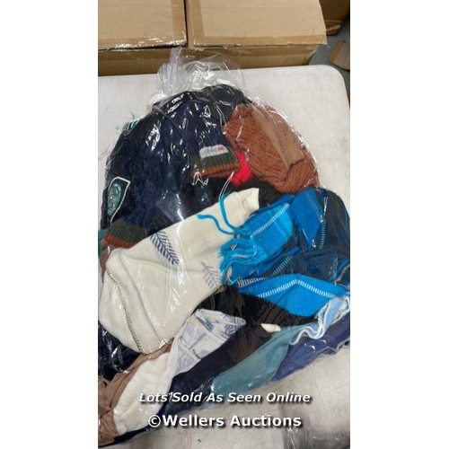 700 - BAG OF SCARVES, HATS AND GLOVES