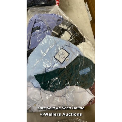 708 - BAG OF SHIRTS INCL. BANANA REPUBLIC AND CHARLES TYRWHITT