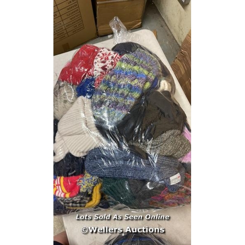 741 - BAG OF SCARVES, HATS AND GLOVES