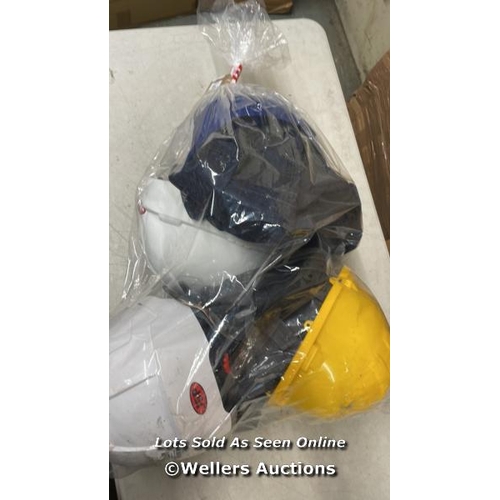 753 - BAG OF HELMETS