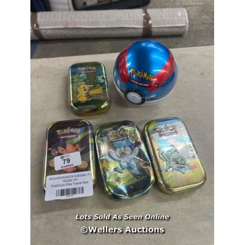 79 - POKEMON ELITE TRAINER BOX / SEE IMAGES FOR CONTENTS / A42