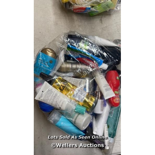 867 - BAG OF PART USED COSMETICS