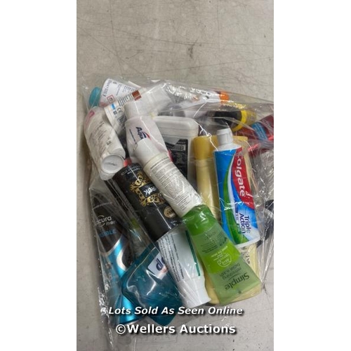 868 - BAG OF PART USED COSMETICS