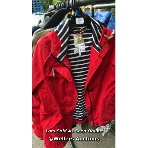 879 - JOULES PRE-OWNED JACKET SIZE 10/UK