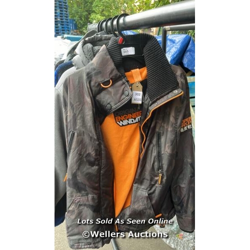 885 - SUPERDRY PRE-OWNED JACKET SIZE XL