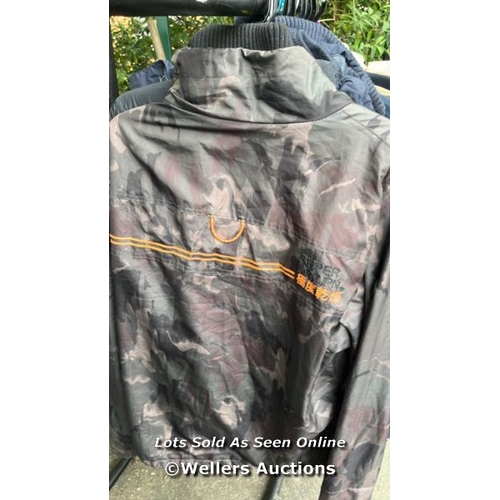 885 - SUPERDRY PRE-OWNED JACKET SIZE XL