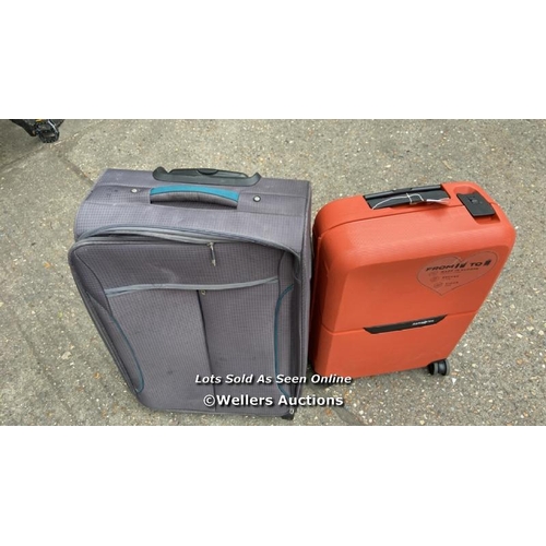 929 - X2 PRE-OWNED SUITCASE INCL. SAMSONITE