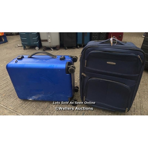 936 - X2 PRE-OWNED SUITCASES INCL. ARIANA