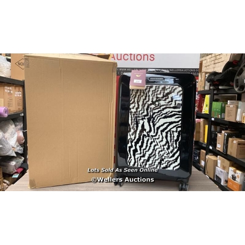 7088 - TED BAKER HARD SHELL CABIN CASE / NEW AND SEALED / ZEBRA PRINT DESIGN / G57