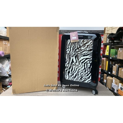 7089 - TED BAKER HARD SHELL CABIN CASE / NEW AND SEALED / ZEBRA PRINT DESIGN / G57