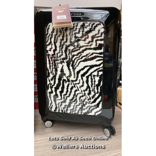 7089 - TED BAKER HARD SHELL CABIN CASE / NEW AND SEALED / ZEBRA PRINT DESIGN / G57