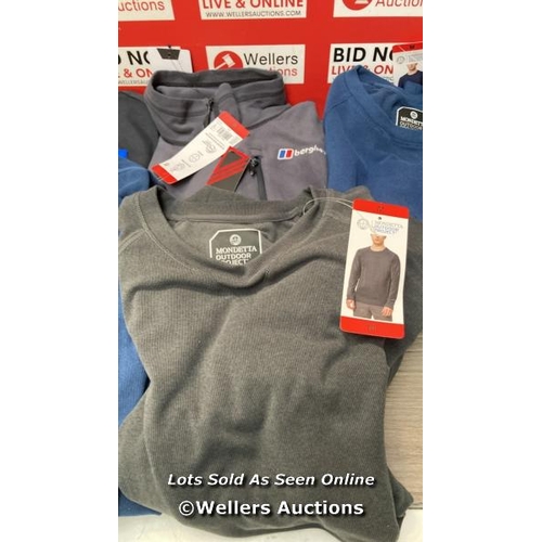 7275 - 6X GENTS NEW JUMPERS INCL. UMBRO, BERGHAUS AND MONDETTA  / G59